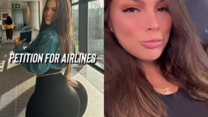 Vrouw met enorm achterwerk start petitie: ‘Want grote meiden moeten ook kunnen vliegen’