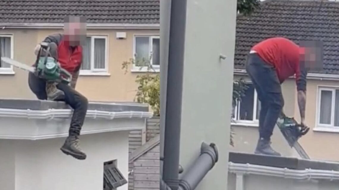 Bouwvakker gaat los met kettingzaag: ‘Dit is wat er gebeurt als je weigert te betalen’ Bouwvakker gaat los met kettingzaag: ‘Dit is wat er gebeurt als je weigert te betalen’